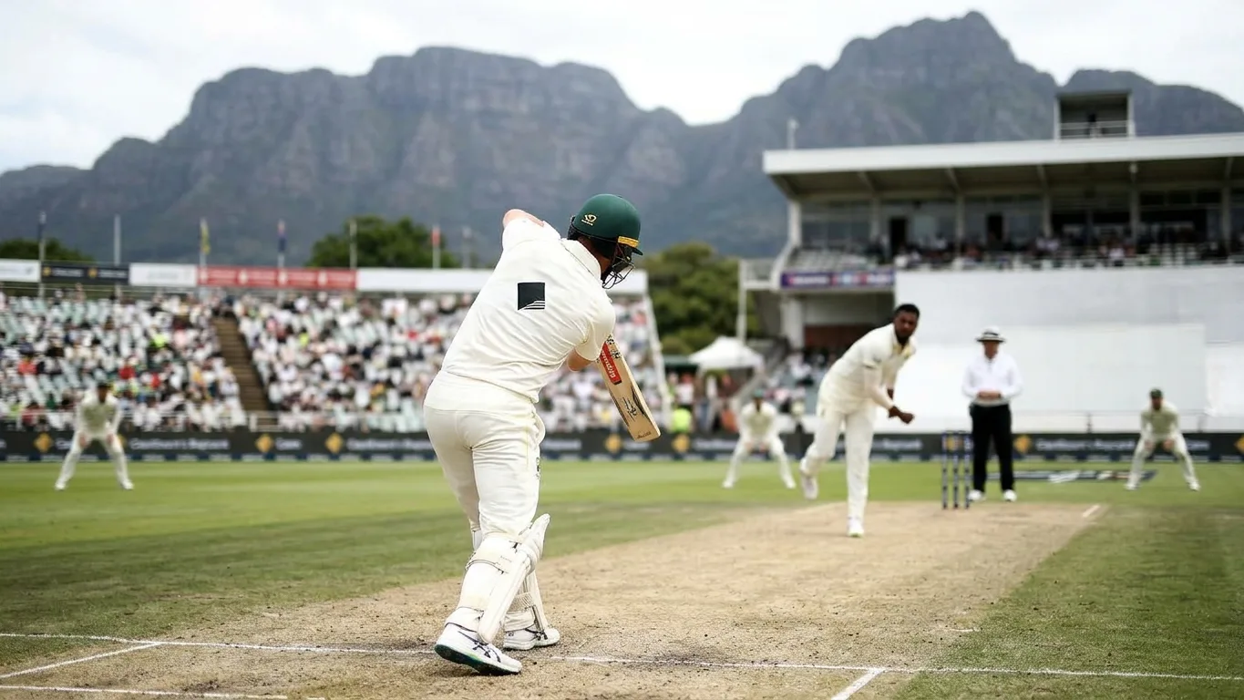 AI-generated illustration for: Australia Make Cautious Start on Day 2 of Final Test in Cape Town