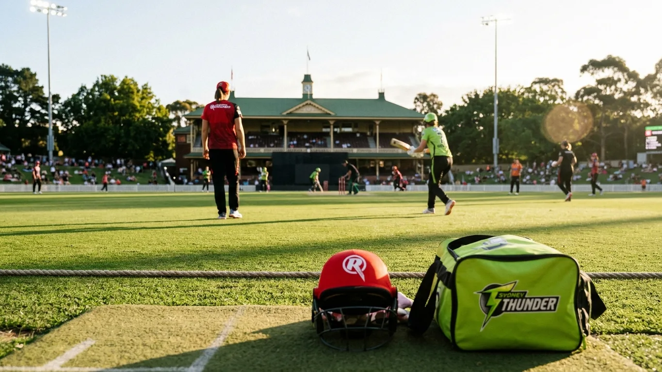 AI-generated illustration for: Melbourne Renegades Face Sydney Thunder in WBBL Fixture